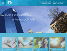 Tablet Screenshot of lexingtonfamilyattorney.com